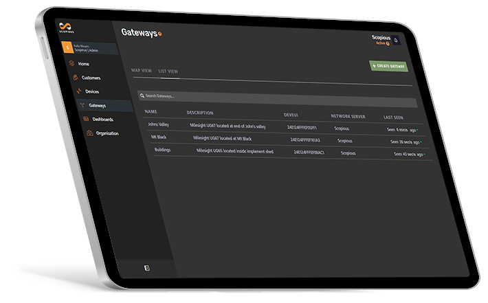 Gateway Management App